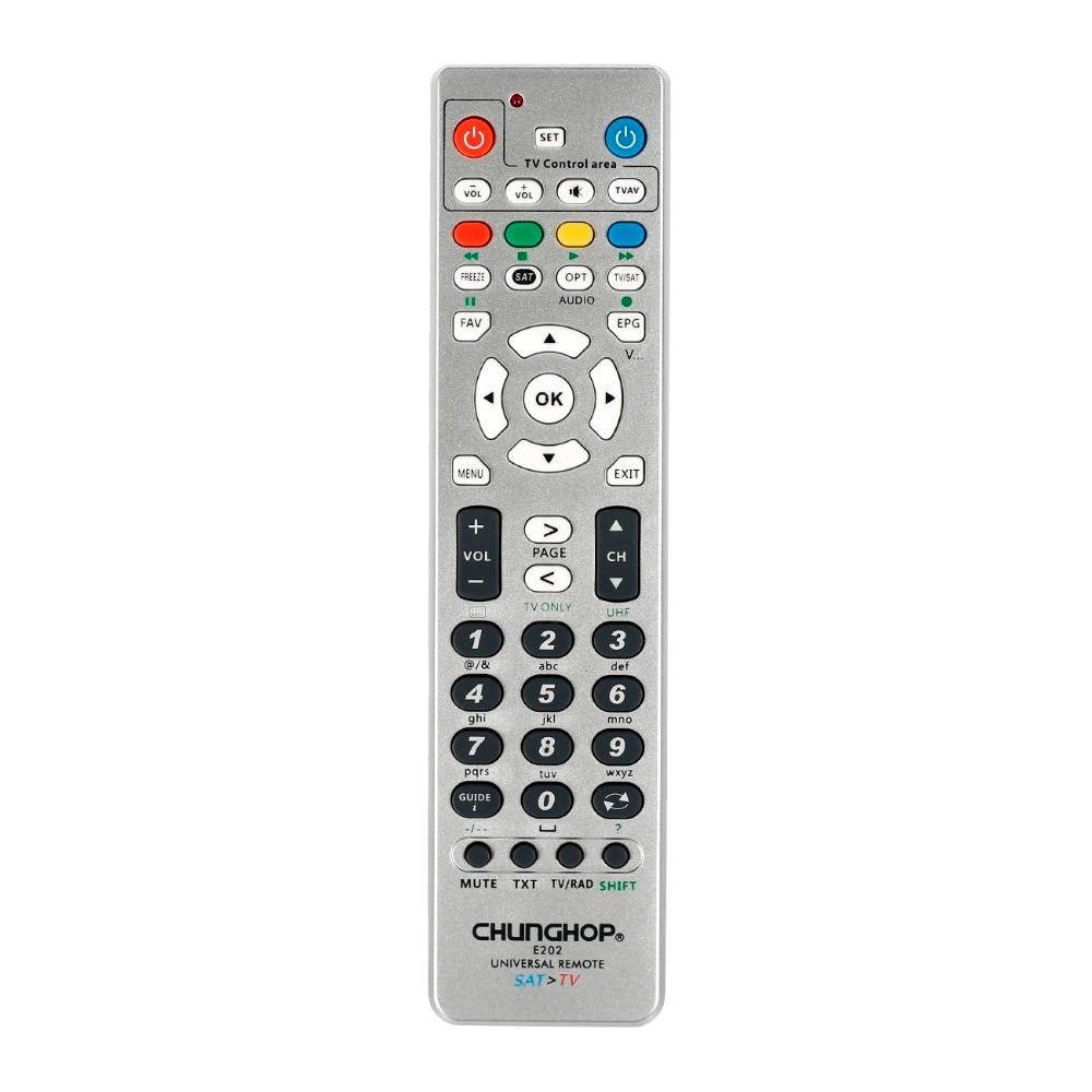 Universal remote control for chunghop tv sat satellite receivers E202 controller