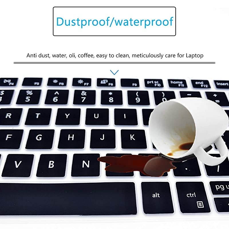 Cover for 2020 2019 156 173 Dell Inspiron 15 17 7000 7590 7591 7501 7790 Inspiron 15 5000 5584 5590 5593 5598 5508 5501 Vostro 15 7590 5590 7500 US Layout SkinBlack