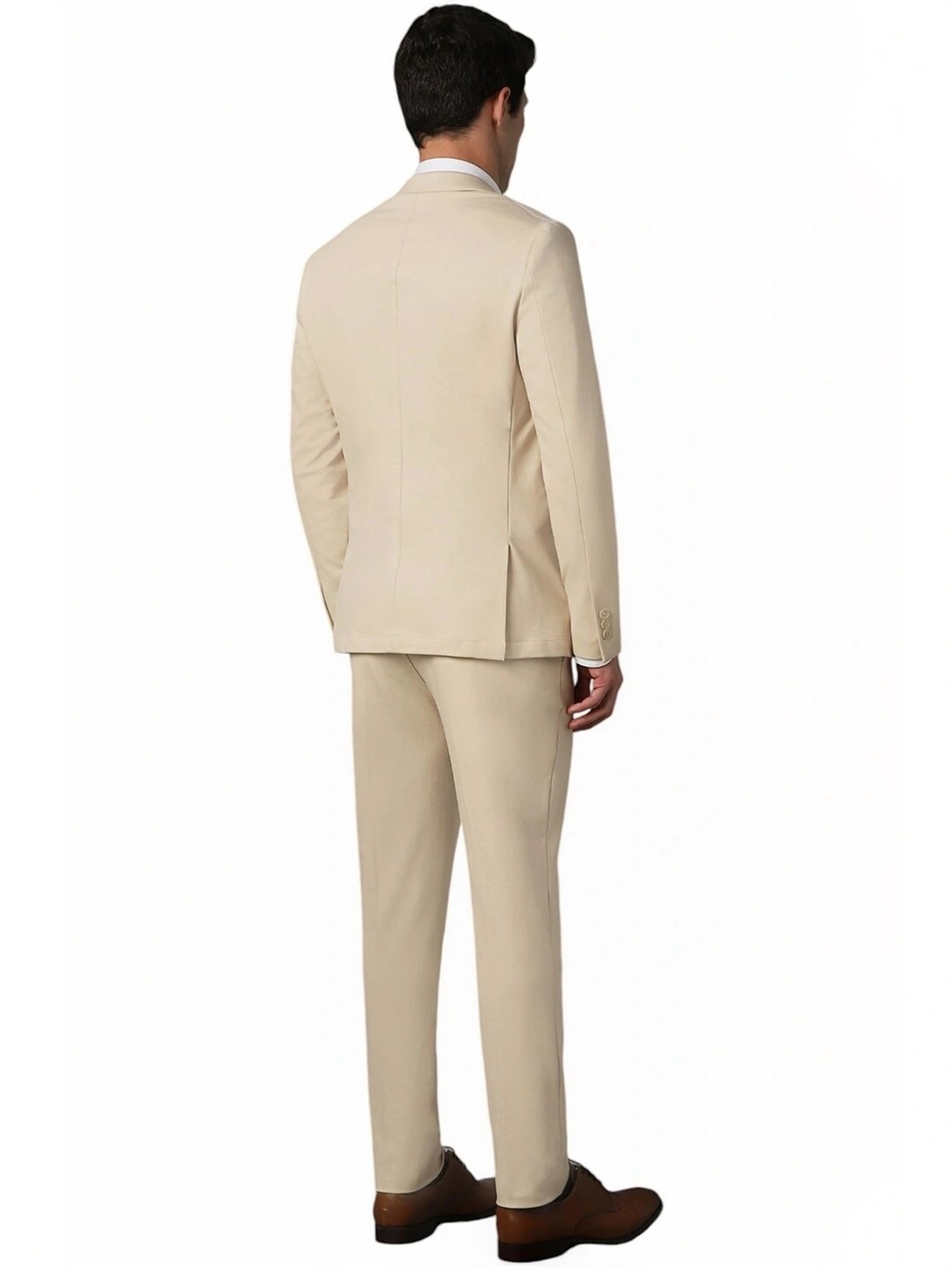 Parx Black Regular Fit Two Piece Suit