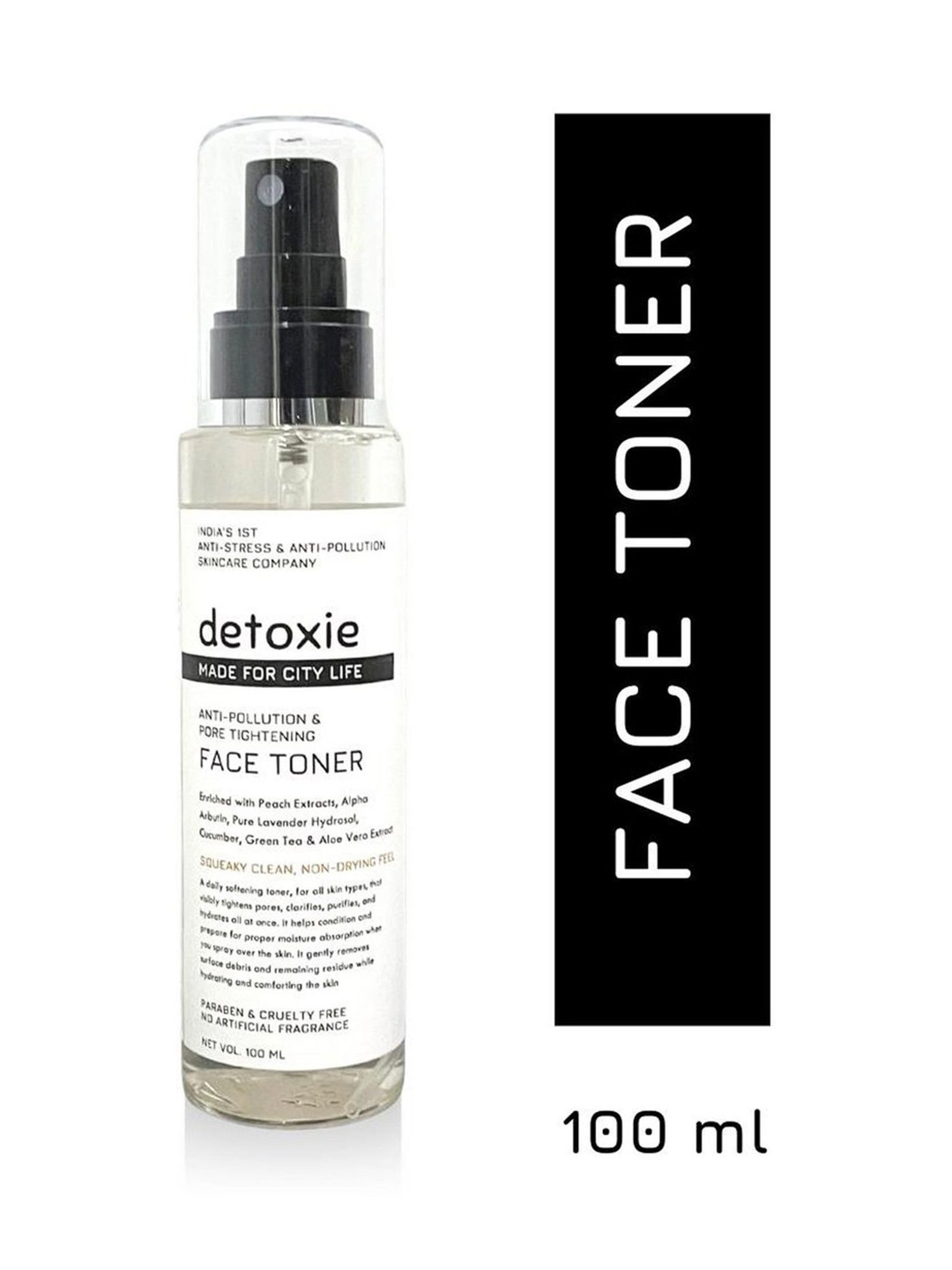 Detoxie Anti-Pollution & Pore Tightening Face Toner - 100 ml