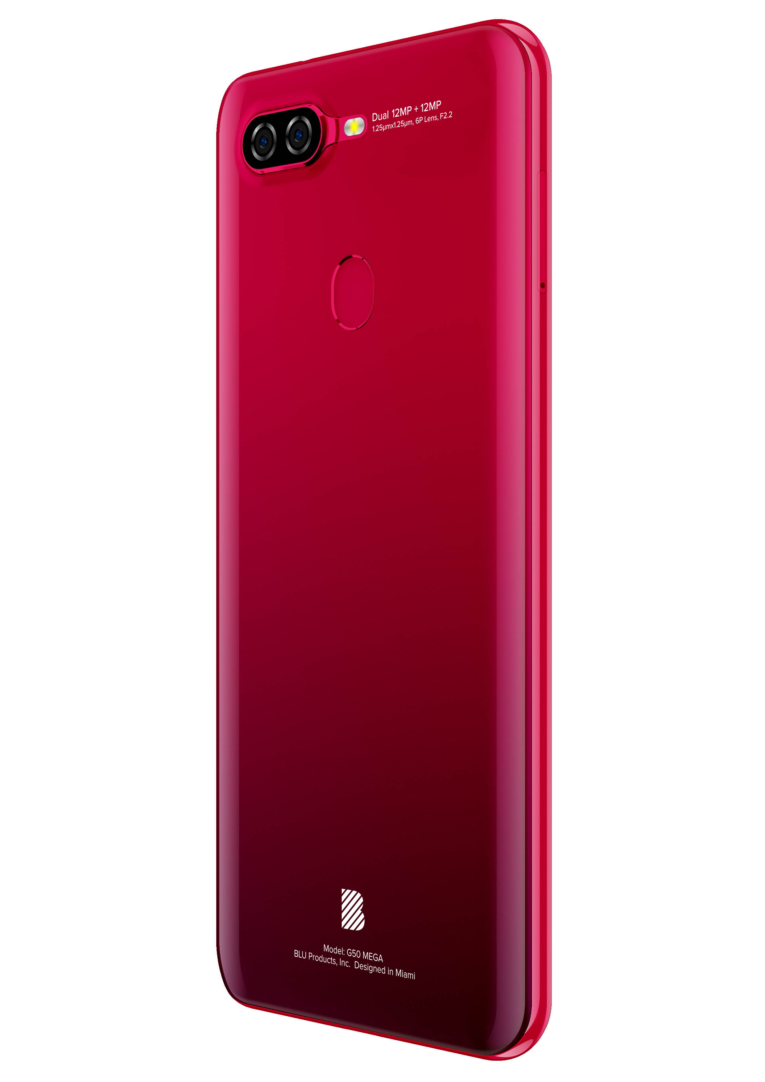 BLU G50 Mega G0390WW 32GB GSM Unlocked Android Smart Phone - Red