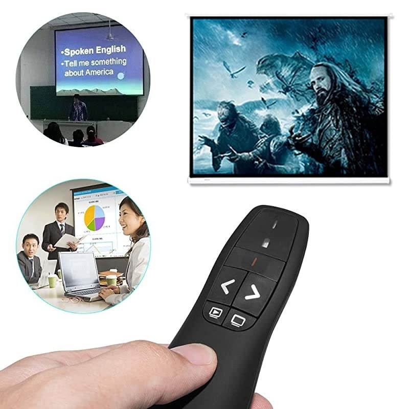 MicV01 Wireless Presenter Remote PPT clicker for School or Office Using Like Meeting Report Lecture and Presentation