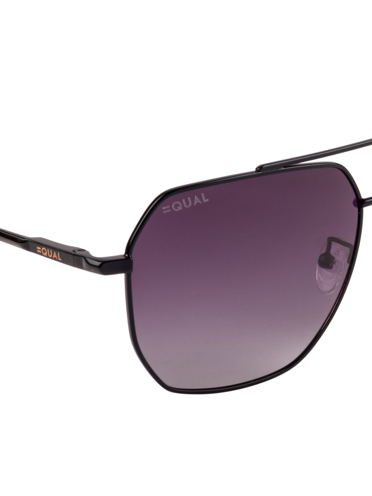Equal Purple Square Unisex Sunglasses