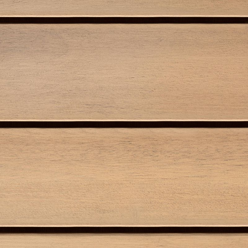 Outdoor Round Wood Coffee Table Natural - Hearth & Hand™ with Magnolia