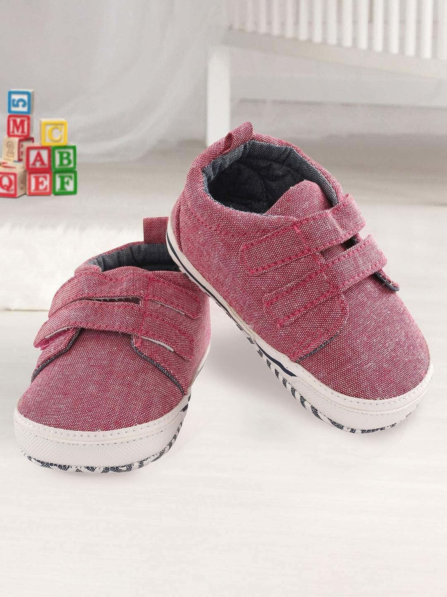 Baby Moo Kids Red Casual Booties