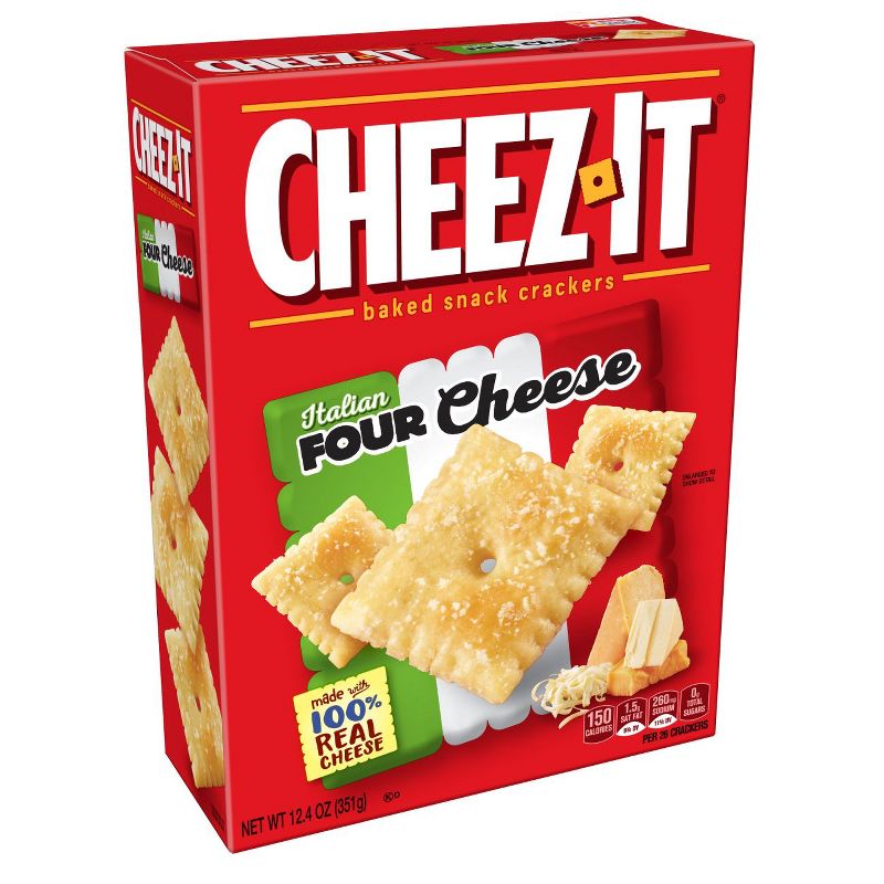 Cheez-It Italian Four Cheese Baked Snack Crackers 12.4oz