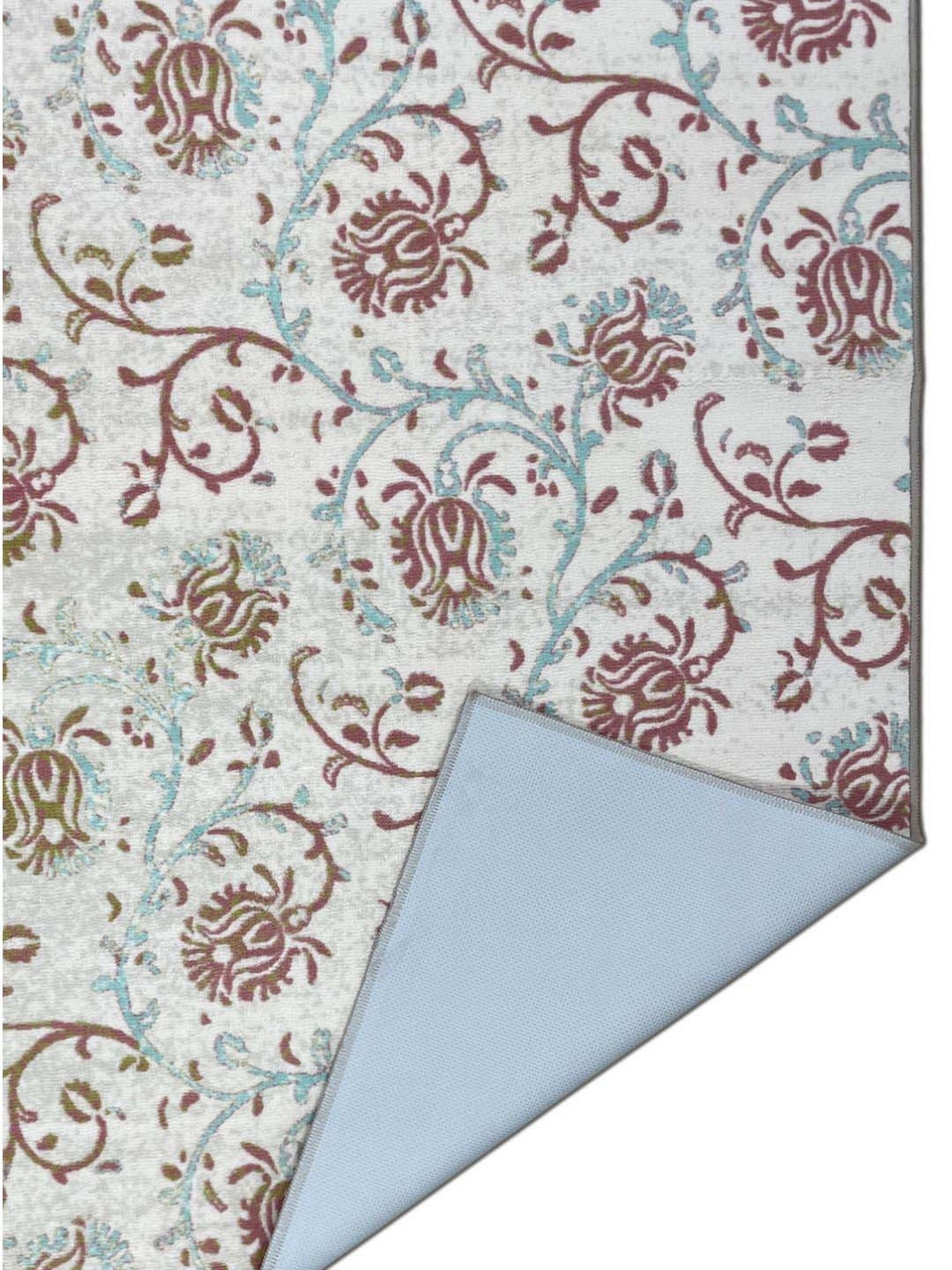 Welspun Blissful Beige Polyester 400 GSM Anti Skid Carpet