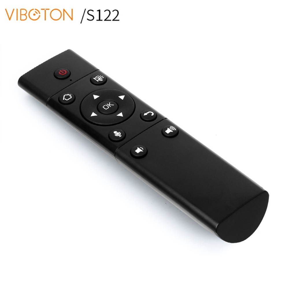 VIBOTON S122 2.4G Wireless Remote Control with USB Receiver Voice Input Function for Android TV Box / Game Console / Computer / Set-top Box
