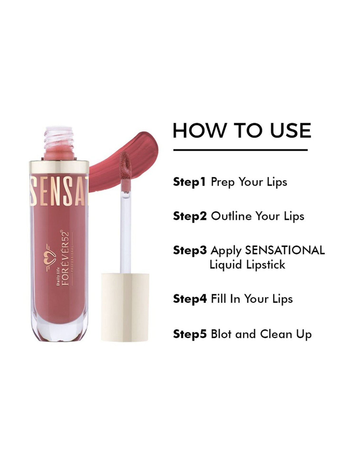 Daily Life Forever52 Sensational Liquid Lipstick Sepia Brown-009 - 10 ml