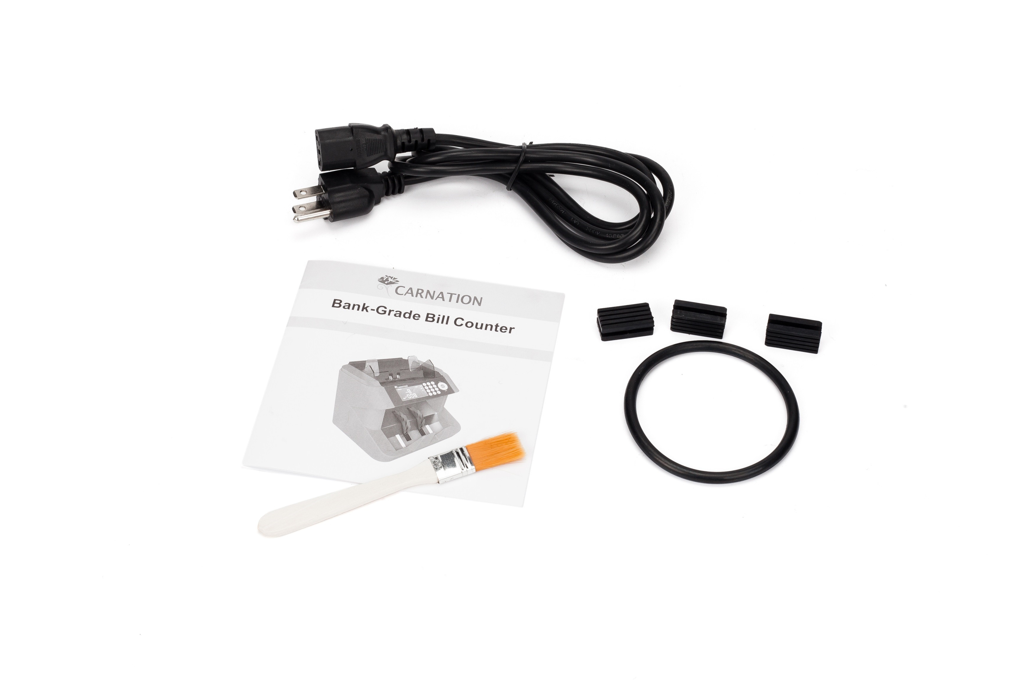 Carnation Bank Grade Bill Cash Counter by Carnation &ndash; Fast, User-Friendly Money Counting Machine &ndash; 4 Counterfeit Detection Functions (UV, MG, IR, DD) &ndash; Works Worldwide: Up to 7 Different Currencies