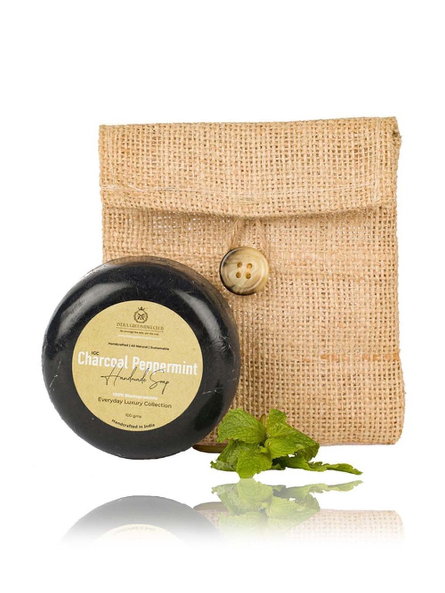 India Grooming Club Charcoal Peppermint Soap - 100 gm