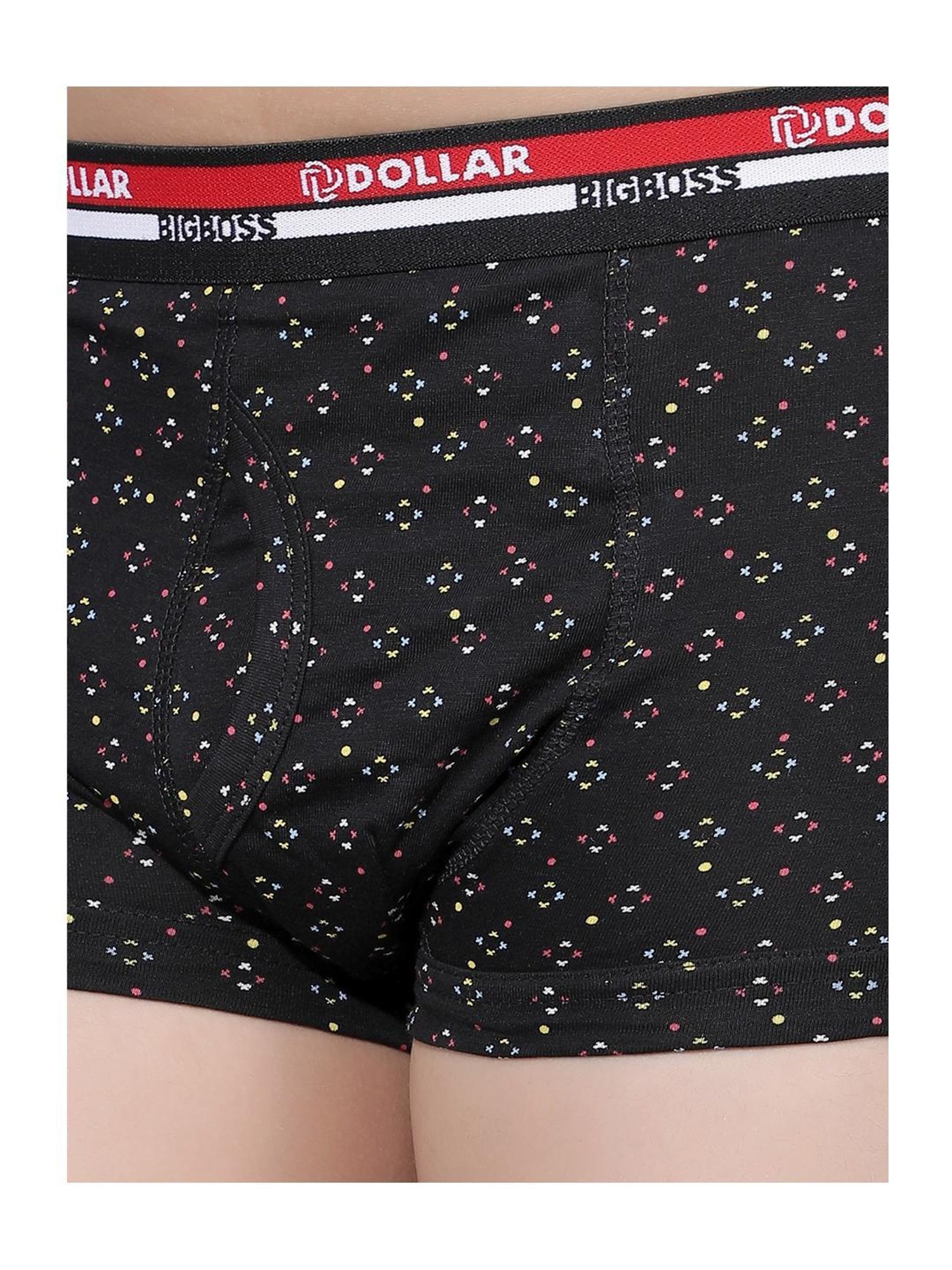 Frenchie Kids Pink & Grey Solid Briefs (Pack Of 2)