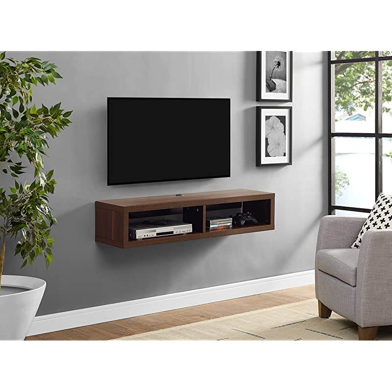 Floating TV Console, 48", Columbian Walnut