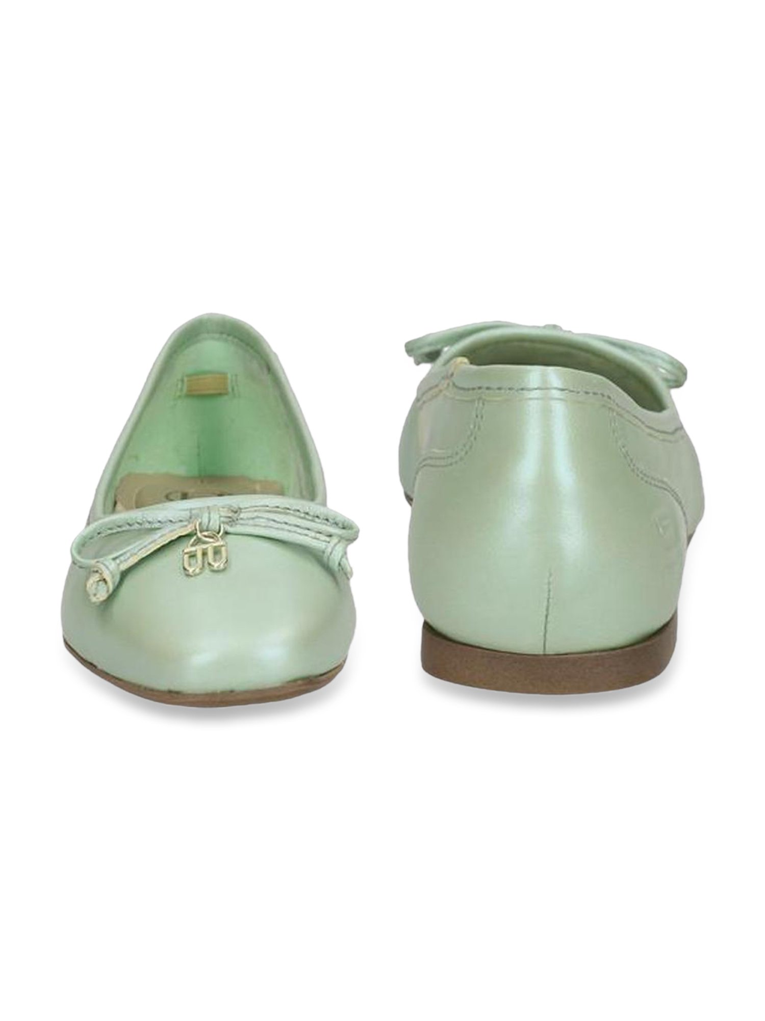 Bagatt Women's Amalia Green Flat Ballets
