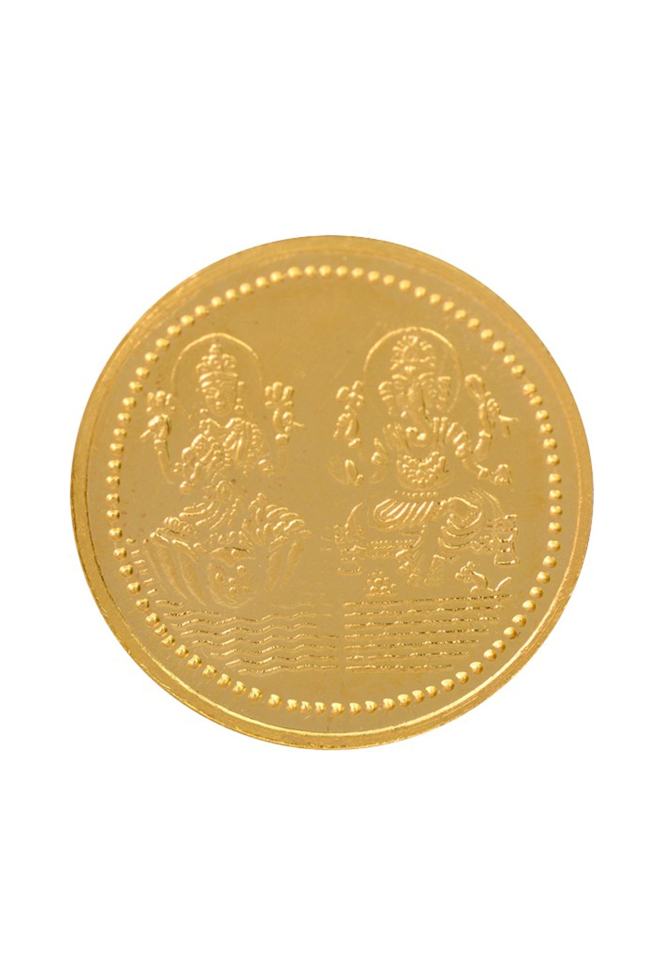 PC Jeweller Laxmi Ganesh 24k (995) 5gm Gold Coin