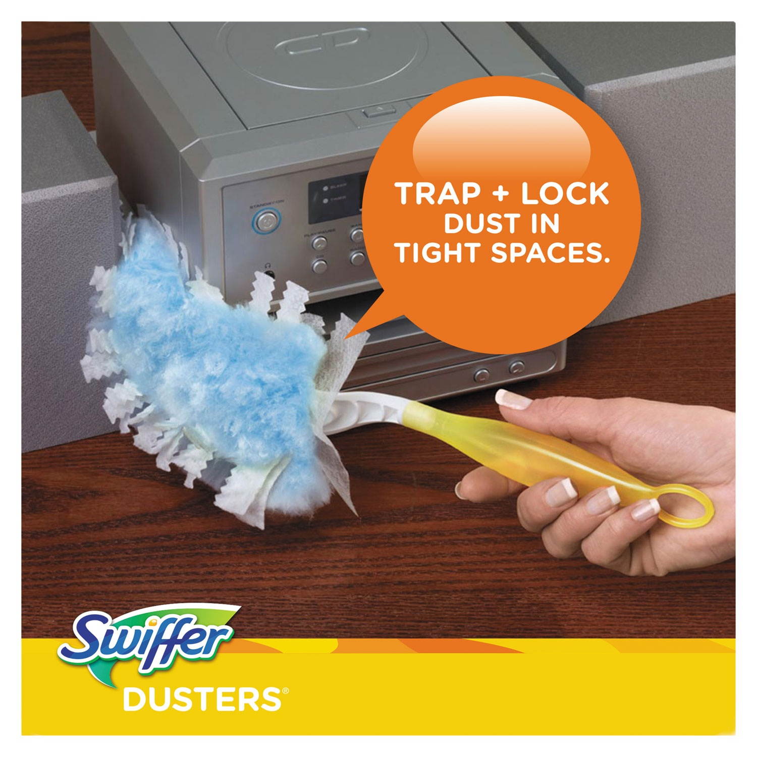 Swiffer Refill Dusters DustLock Fiber Light Blue Lavender Vanilla Scent 10/Bx