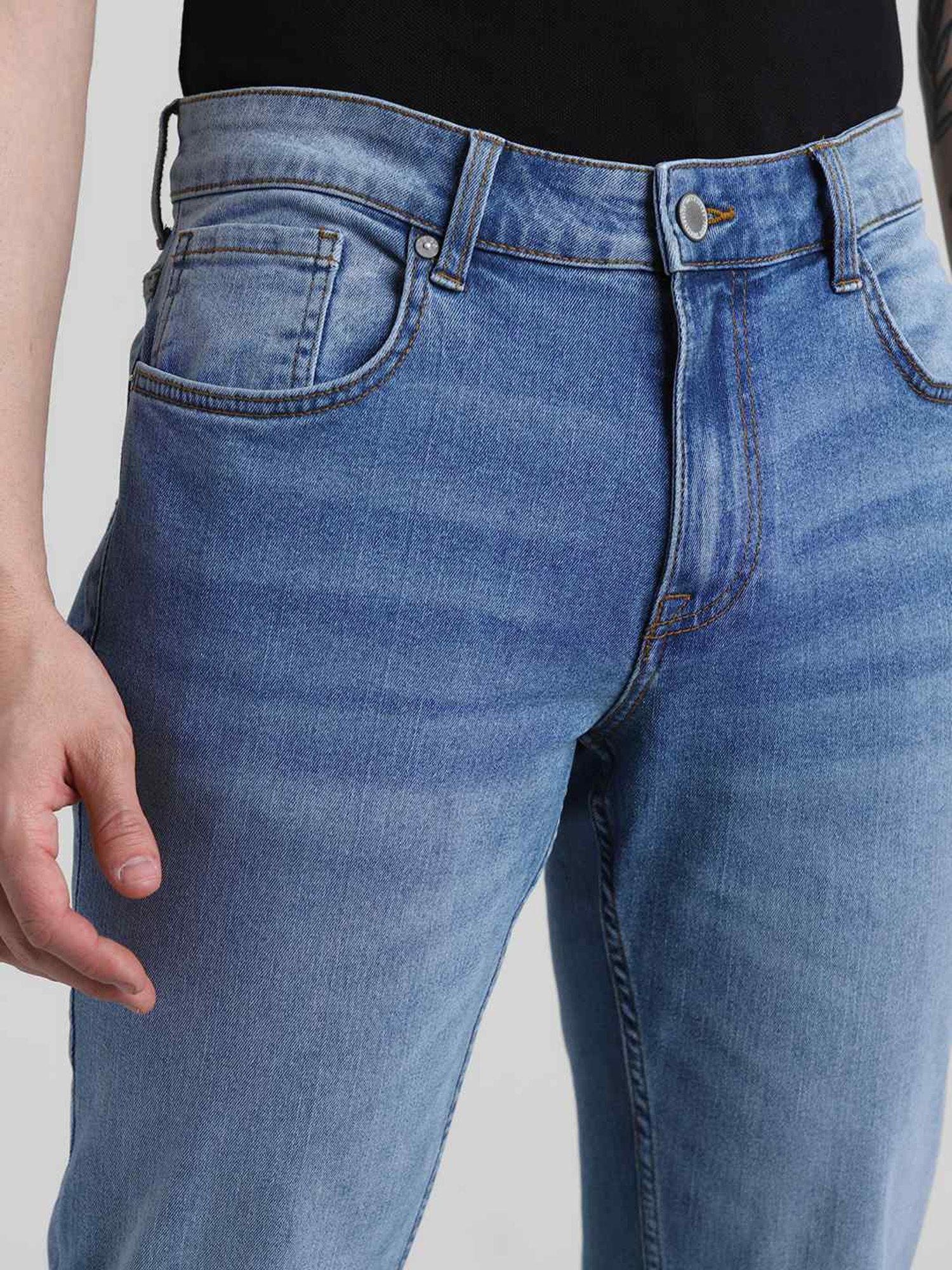 Jack & Jones Light Blue Denim Skinny Fit Jeans