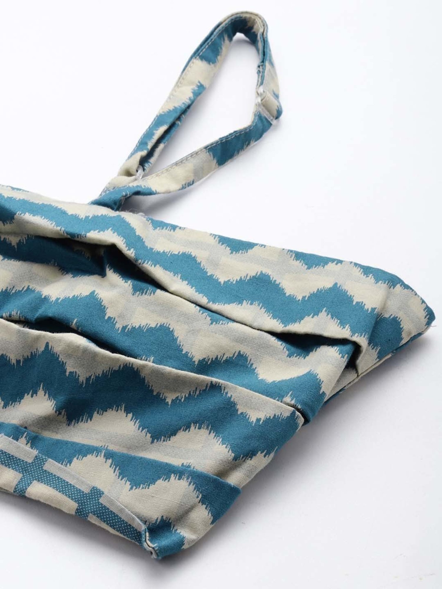 Clt.s Blue Cotton Printed Top Shorts Set With Jacket