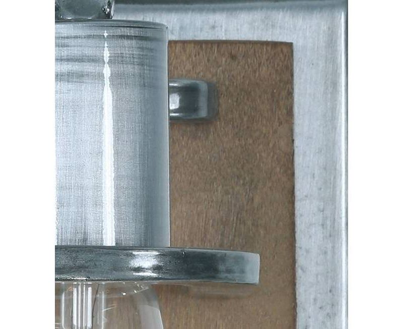 9" Lofty 1 Light Vanity Steel Wheat - Varaluz