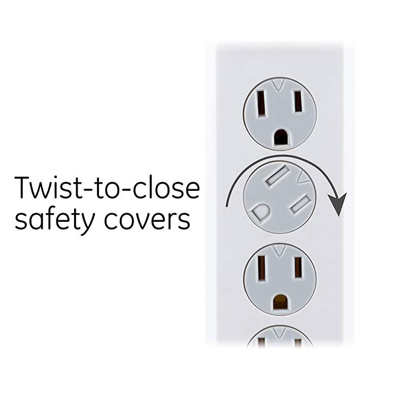 Sur Protector 4 Outlet 2 USB Charging Ports 3 Ft Long Extension Cord 1A USB Charging 450 Joules White 14090