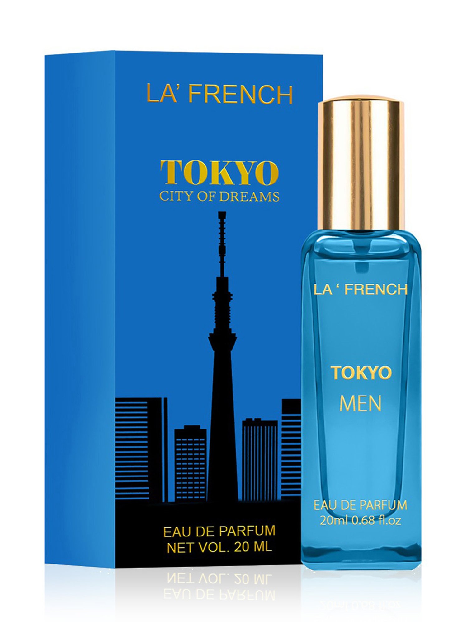 La'french Tokyo City of Dreams Eau de Parfum for Men - 20 ml