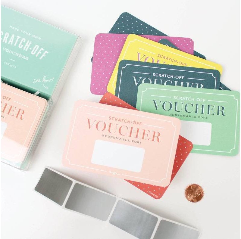Scratch Off Vouchers Cards