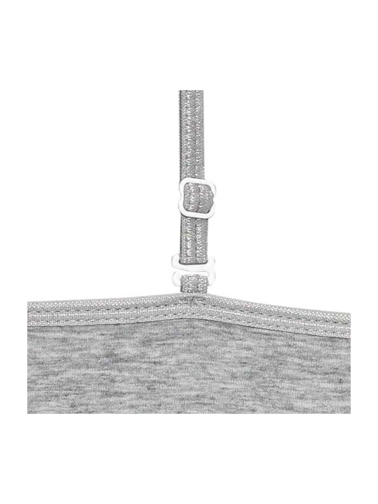 Tiny Bugs Kids Grey Cotton Sports Bra