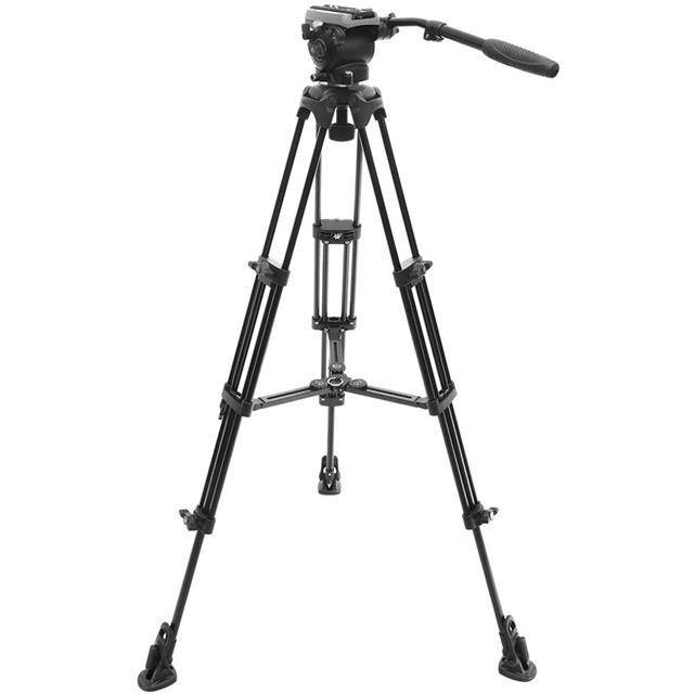 ikan E-IMAGE Professional Video Tripod with Fluid Head 75mm Bowl #EK650