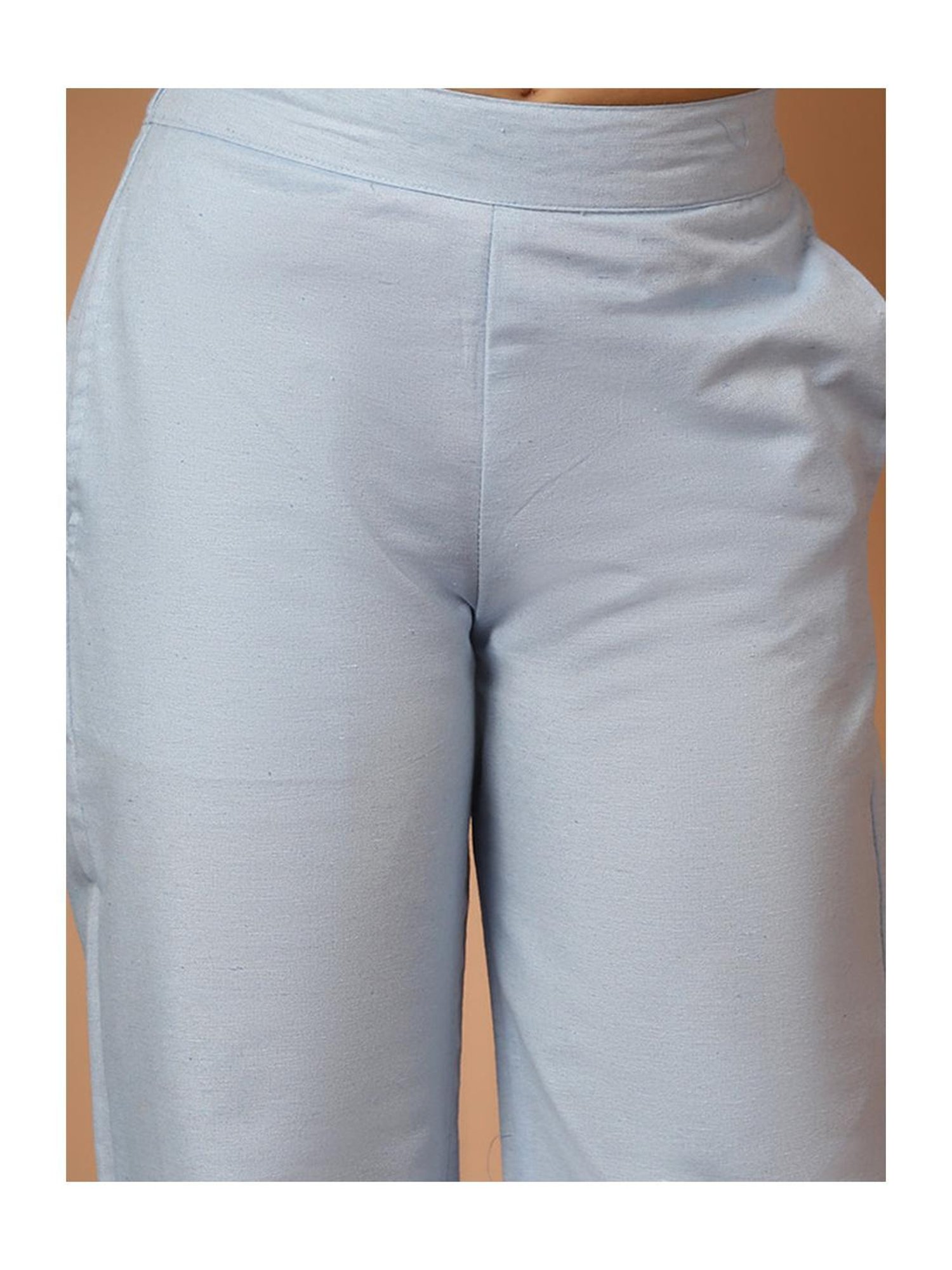 NEUDIS Kids Blue & White Striped Kurta with Trousers