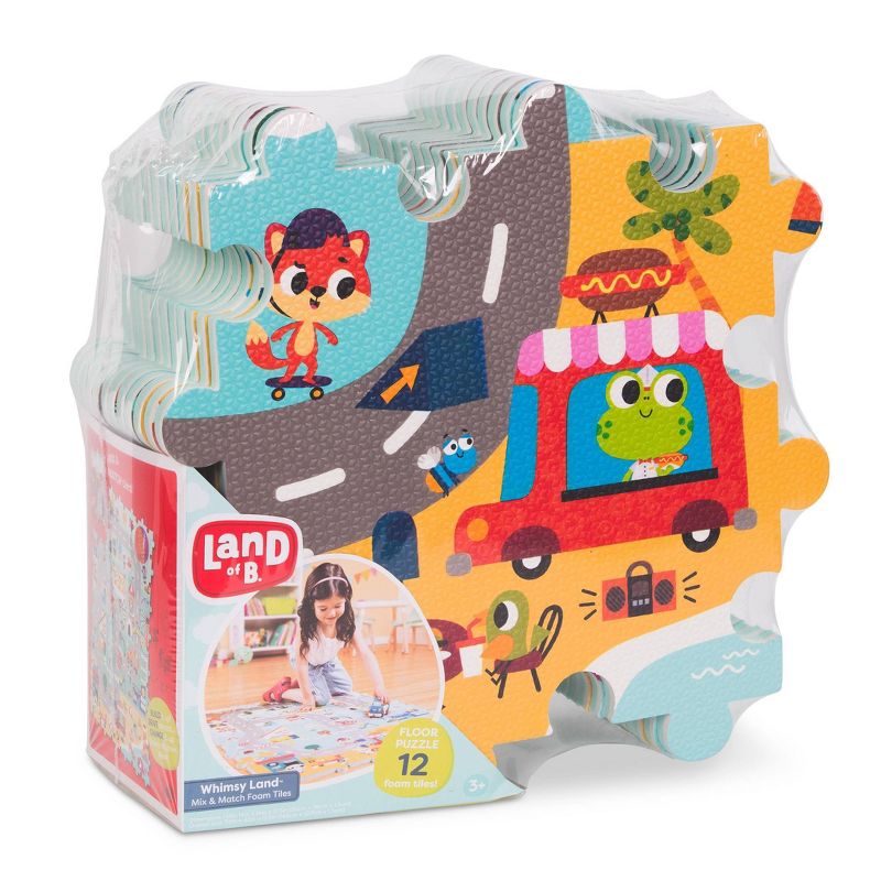 Land of B. Foam Floor Puzzle - Whimsy Land 12pc