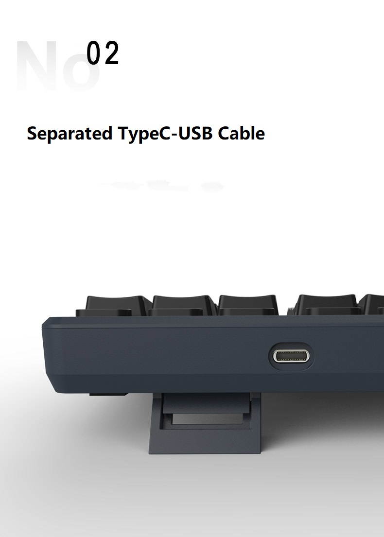 IKBC Typemaster X410   108Keys  Ergonomic Design,Cool Exterior Type-C Wired Cherry MX Low Profile Red Mechanical Gaming Keyboard, N-Key Rollover, White Backlit