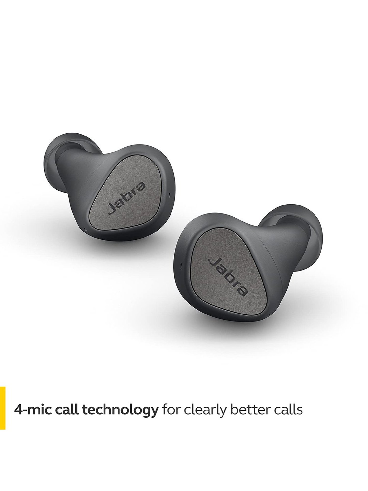 Jabra Elite 3 in Ear Bluetooth Truly Wireless in Ear Earbuds, Noise Isolating (Dark Grey)