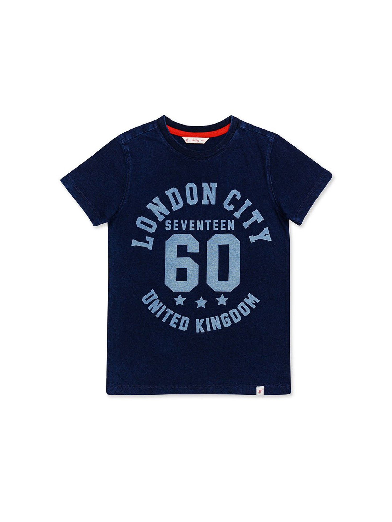 H by Hamleys Kids Navy Printed T-Shirt