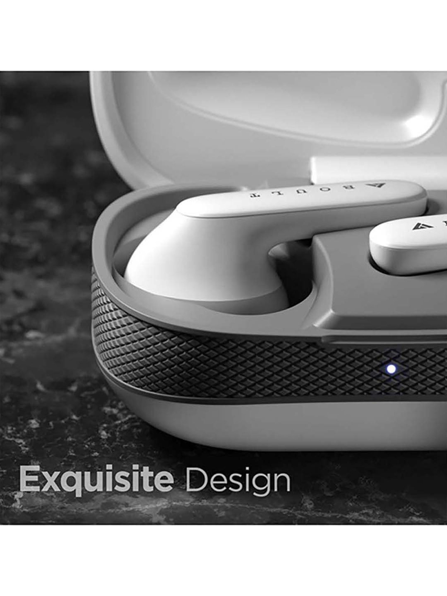 Boult Audio AirBass Y1 True Wireless Bluetooth Earbuds with Mic (White)