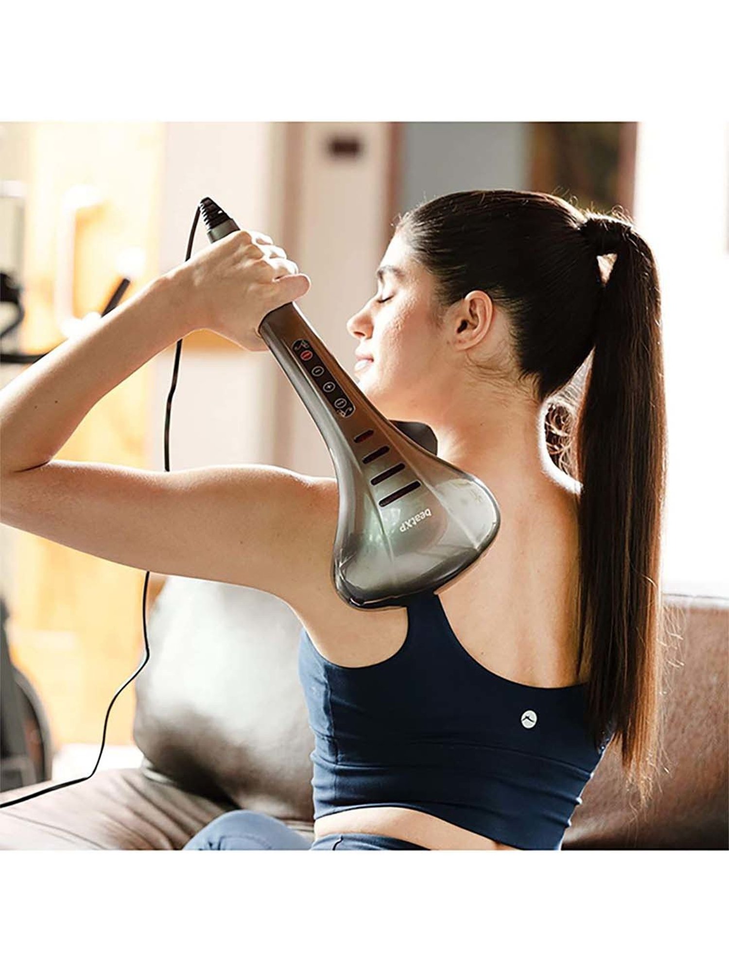 beatXP Thunder Double Headed Hammer Massager (Lava Grey)