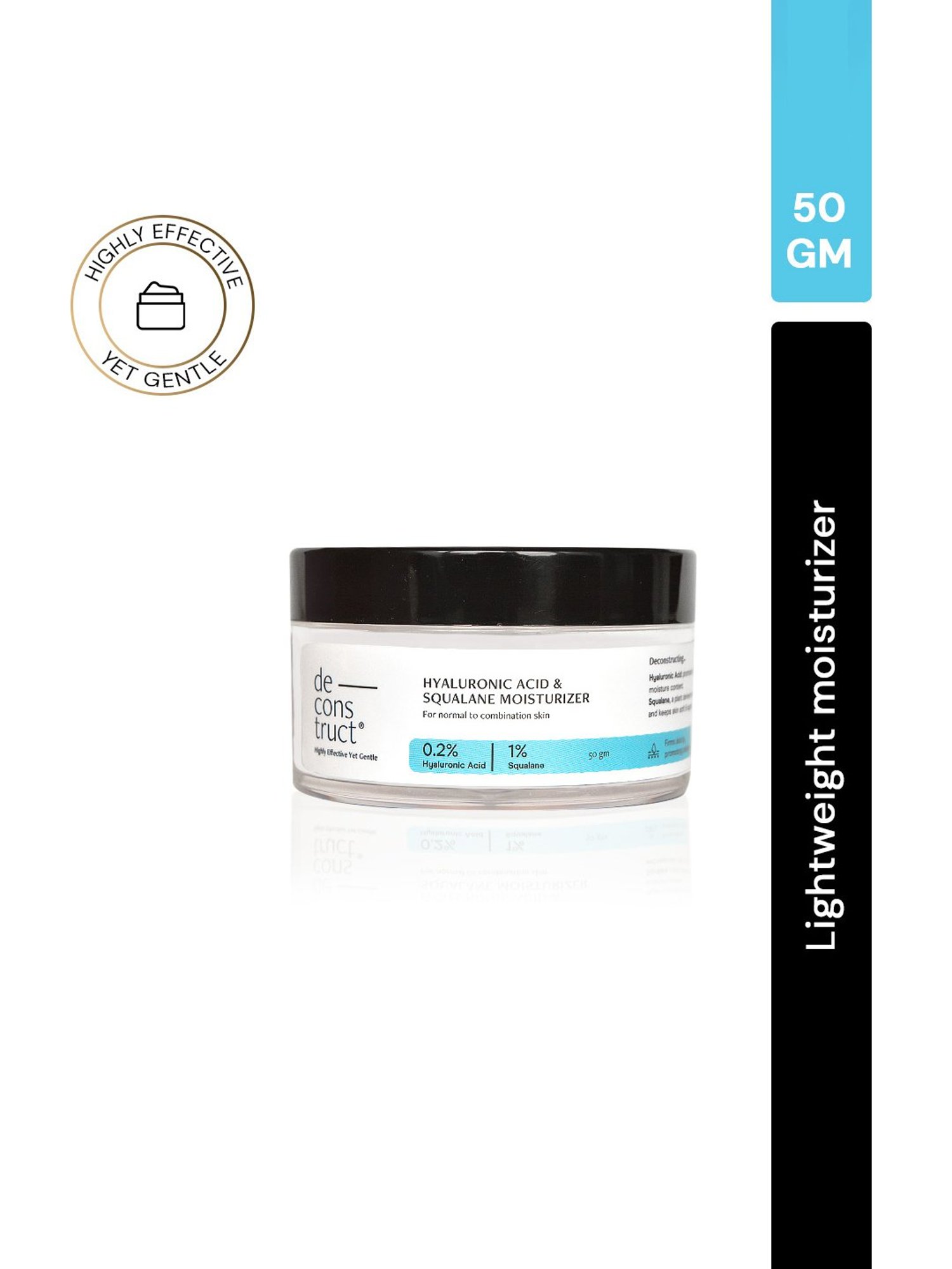 Deconstruct Hyaluronic Acid & Squalane Moisturizer - 50 gm