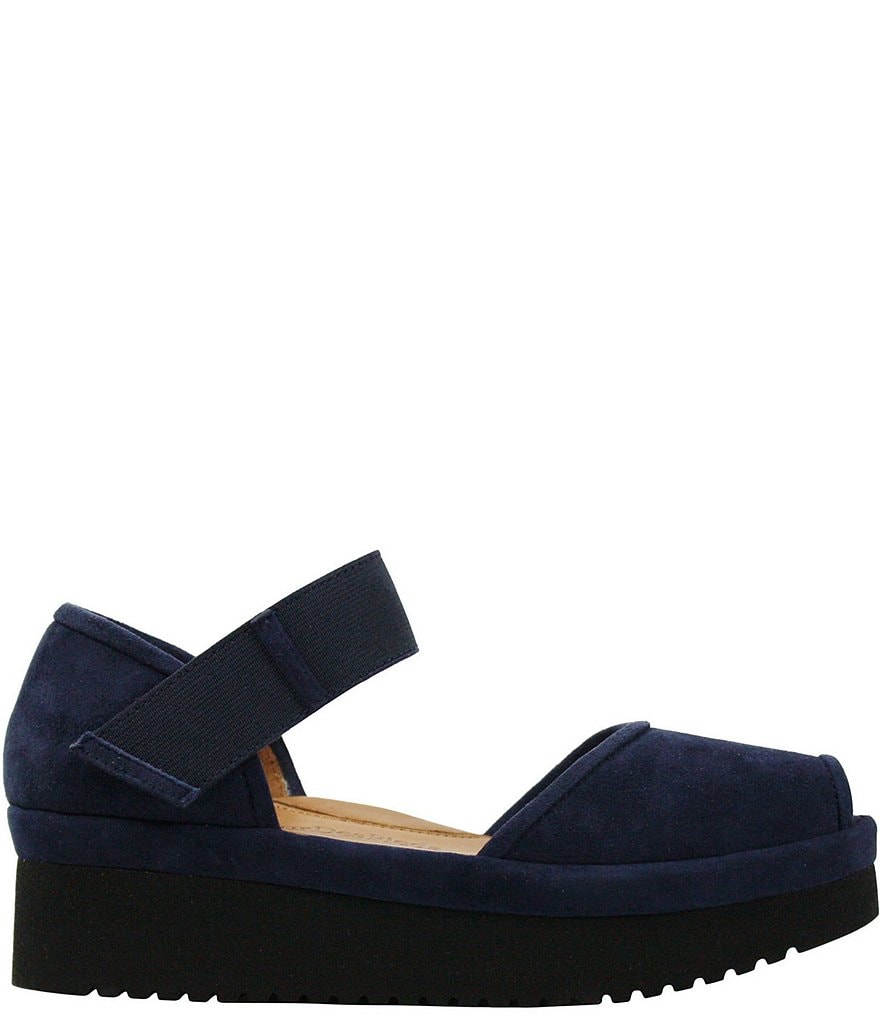 L'Amour Des Pieds Amadour Suede Flatform Sandals