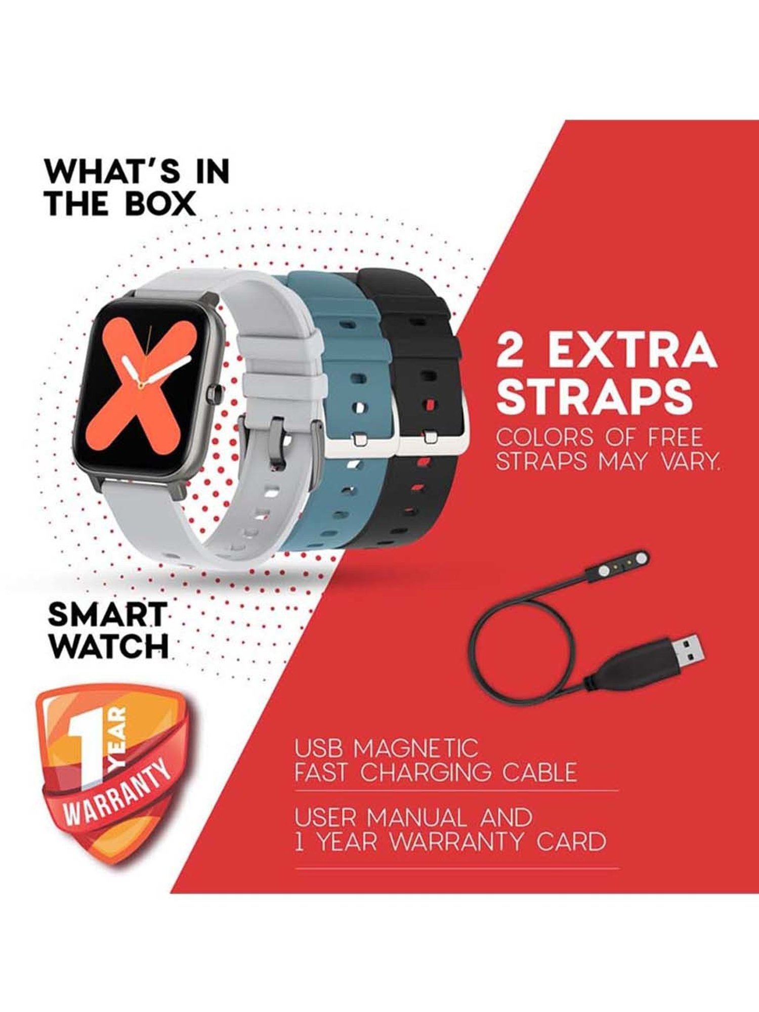 MAXX SX24 Pro Smart Watch with Real-Time Health Monitoring (Gray)