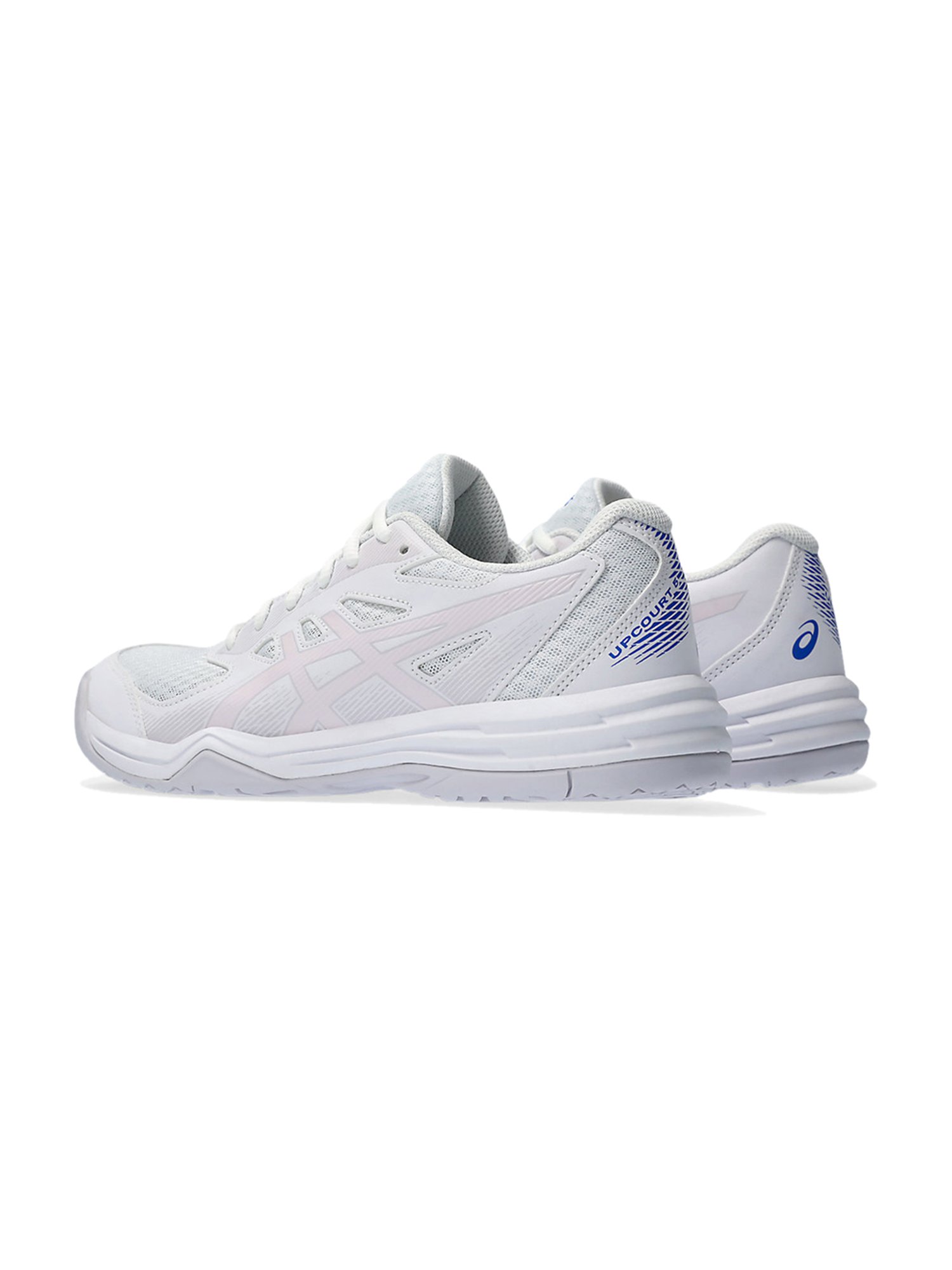 Asics Women's Upcourt 5 Off White Indoor Court Shoes