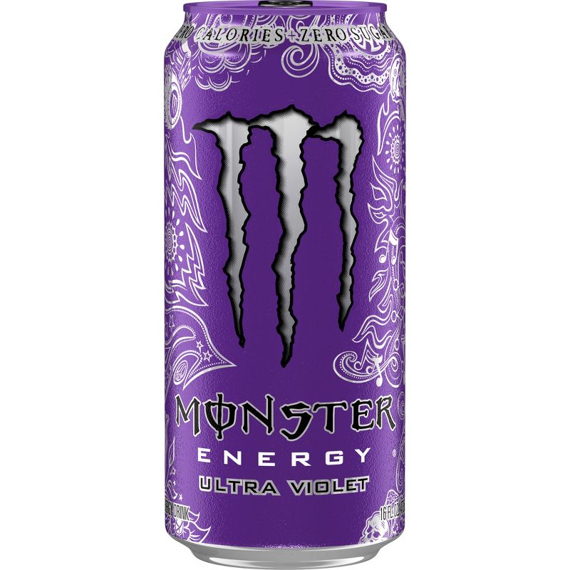 Monster Ultra Violet Energy Drinks - 4pk/16 fl oz Cans