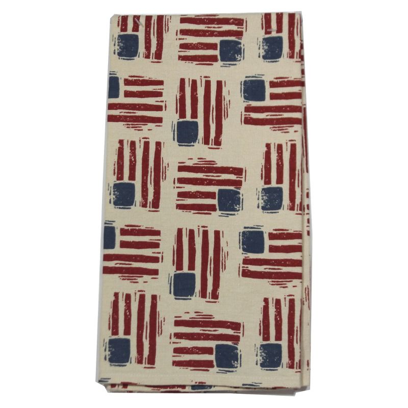 Tabletop 26.0" Let Freedom Ring Dish Towel American Flag Liberty Bell Primitives By Kathy  -  Kitchen Towel