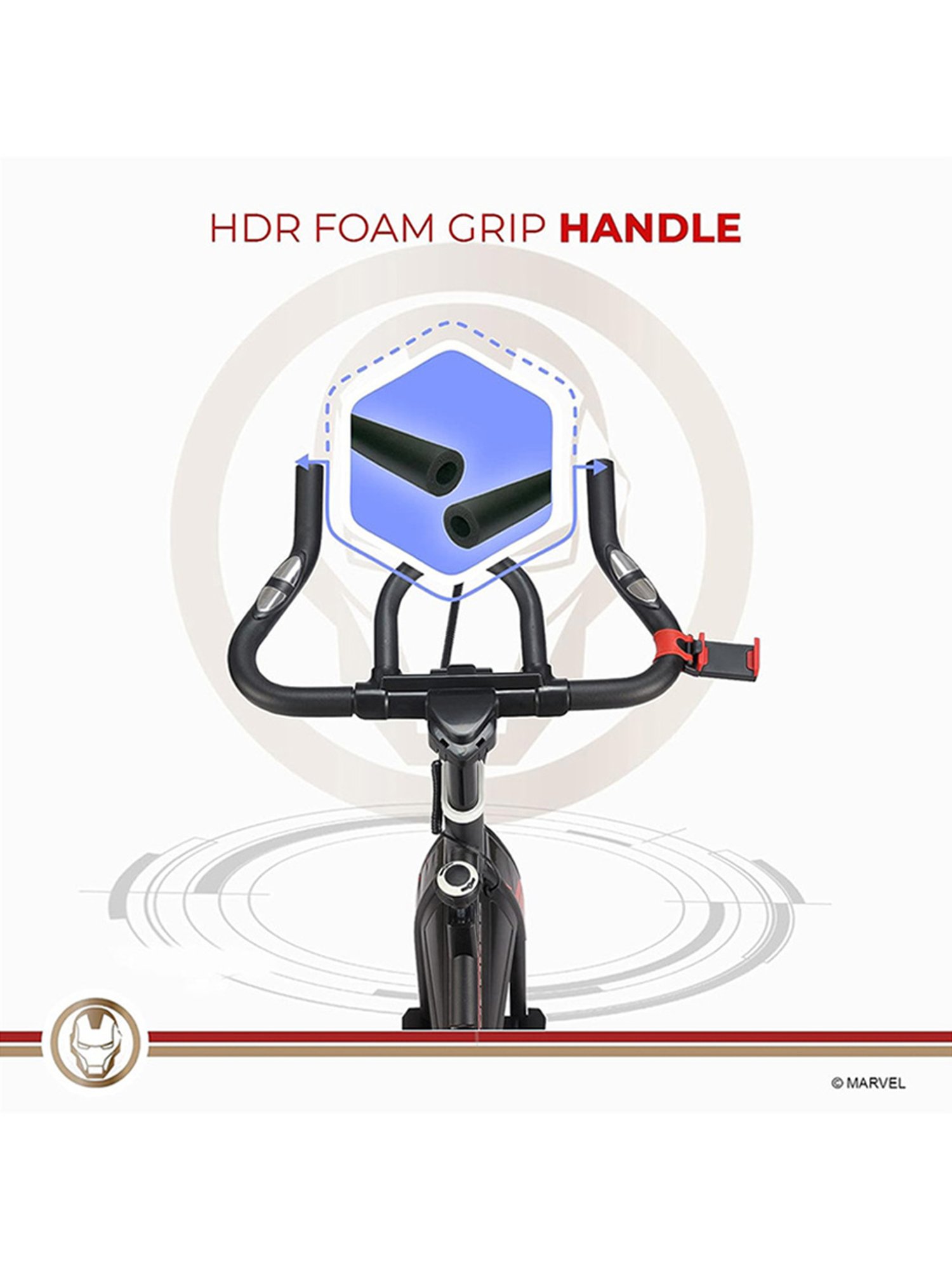 PowerMax Fitness MB-145 Spin Bike (Black)