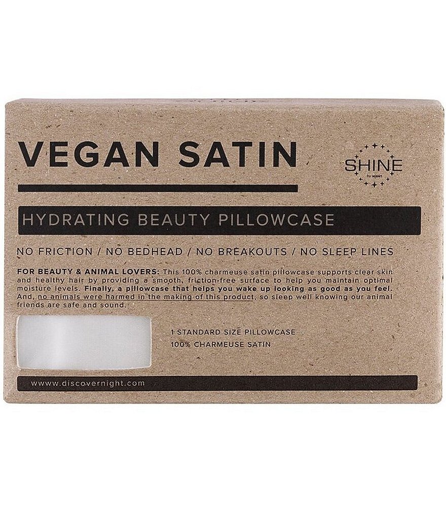 NIGHT Vegan Satin Queen Pillowcase