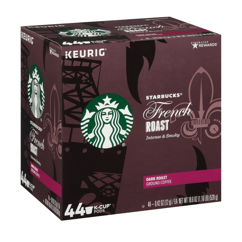 Starbucks French Dark Roast Coffee - Keurig K-Cup Pods - 44ct