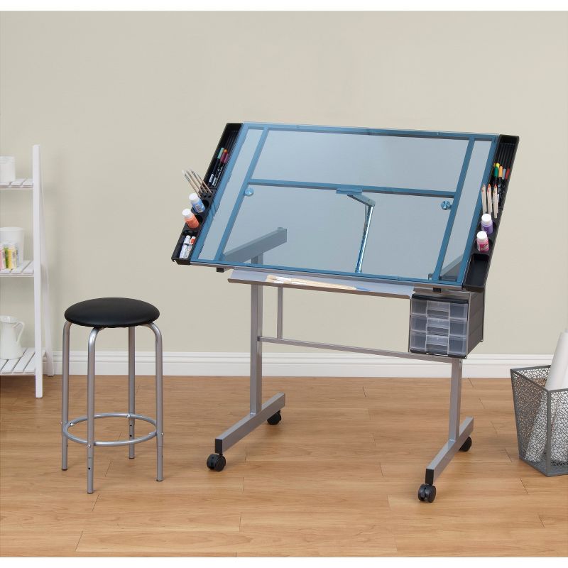 Craft Desk - Light Silver - Studio Designs