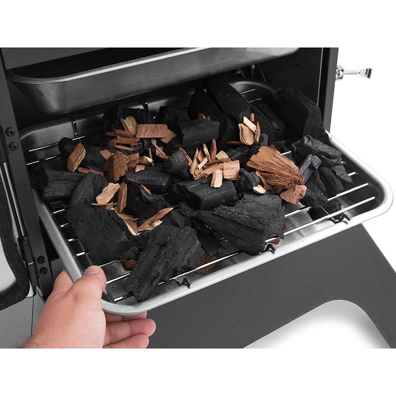 Dyna-Glo Wide Body Vertical Offset Charcoal Smoker Model DGO1890BDC-D