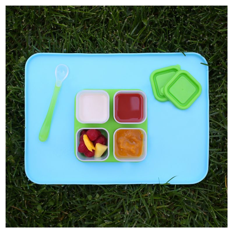 green sprouts Unbreakable Cubes for Fresh Baby Food 4oz 4pk - Green