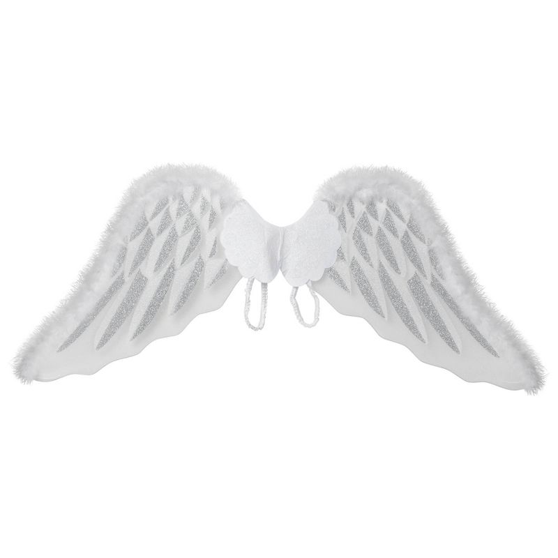 Adult White Angel Wings Accessory