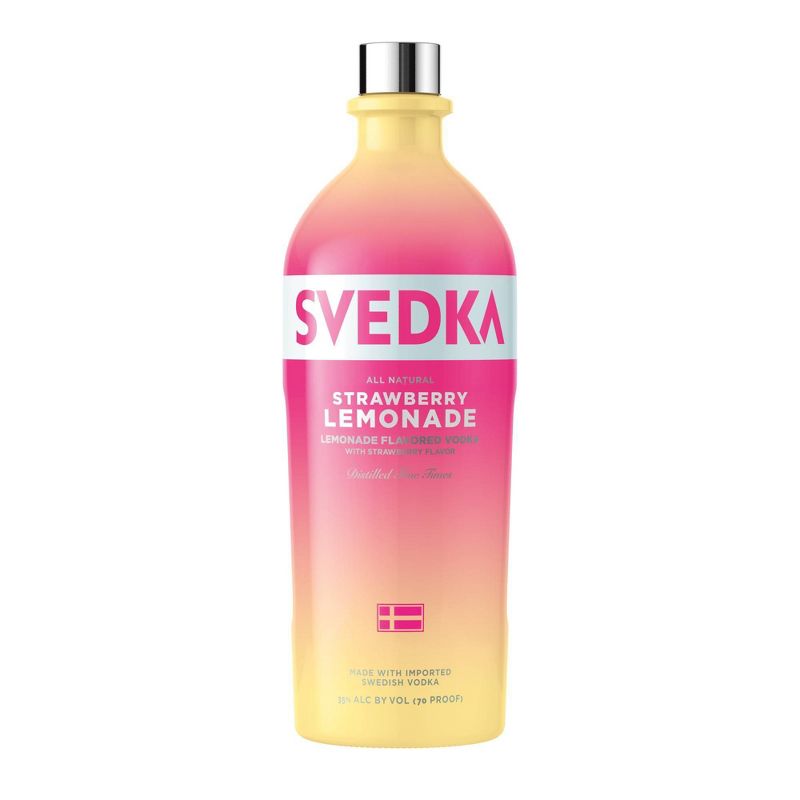 SVEDKA Strawberry Lemonade Flavored Vodka - 1.75L Bottle