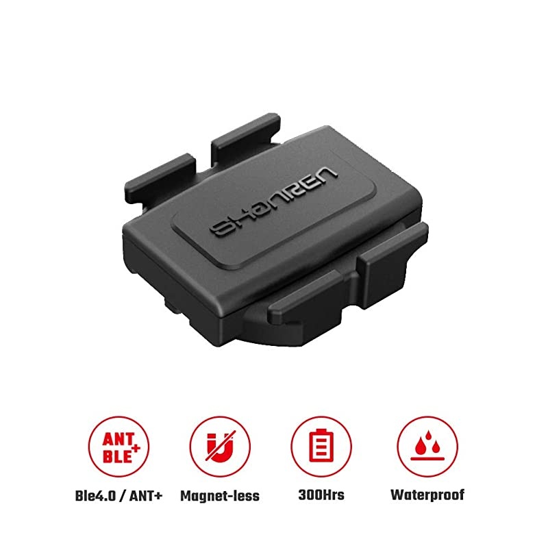 Cycling Cadence Sensor Bluetooth ANT+ Wireless Bicycle RPM Sensor for Spin Bike Cycling Computer Bicycle Accessories